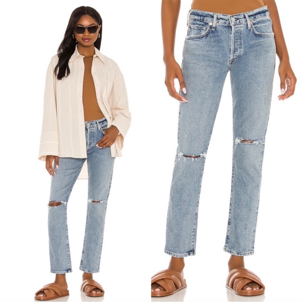 Citizens of Humanity Emerson Slim Boyfriend Jeans - Freeport - Picture 2 of 14